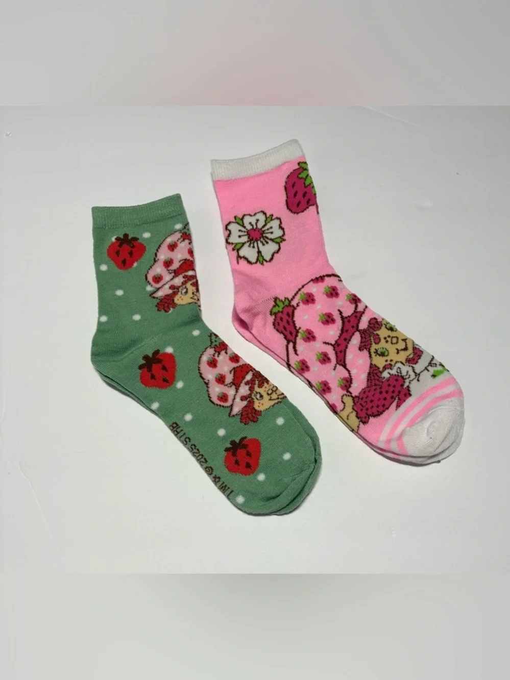 Strawberry Shortcake NWOT Kids' Socks - Green &‎ Pink